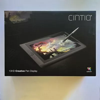 Wacom Cintiq 13HD Creative Pen Tablet DTK-1300 W/ Cables Pen W. Case And Stand • $175