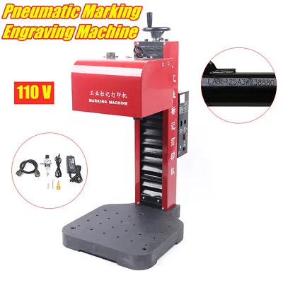 Pneumatic Dot Peen Marking Machine Chassis Number VIN Code Logo Marking Printer • $478.80