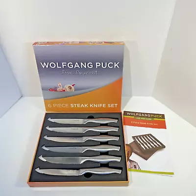 Brand New Wolfgang Puck 6 Piece Steak Knife Set Stainless Steel • $19.95