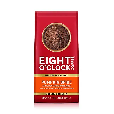 Eight O'Clock Coffee Pumpkin Spice Medium Roast Ground Coffee 11 Ounce (Pack O • $14.37