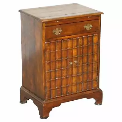 Theodore Alexander Faux Book Fronted Side End Wine Table Butlers Tray Drawers • $1056.85