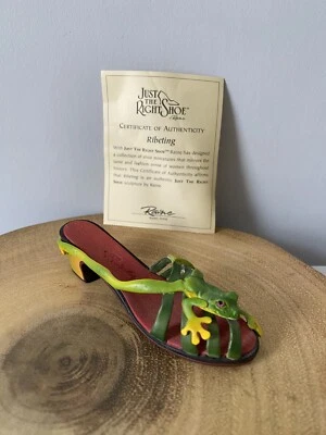 £3.40 • Buy Just The Right Shoe By Raine Ribeting Item 25075 Slight Damage In Box