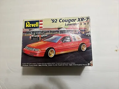 Revell 1992 Mercury Cougar Lowrider 1/25 Kit #85-2182 Unbuilt In Box 92 • $35.89