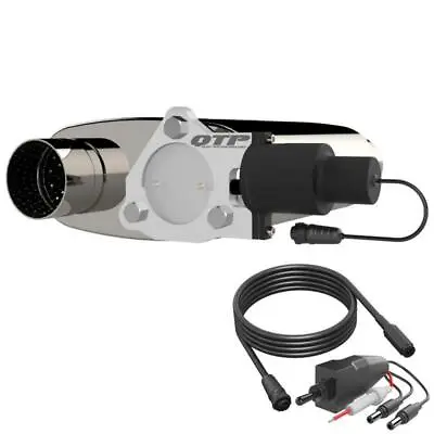 QTP 3in Weld-On 304SS Reverse Screamer Muffler W/Bolt-On QTEC Electric Cutout • $412.12