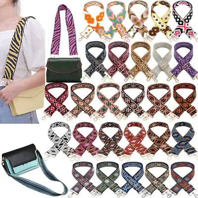 Wide Shoulder Bag Belt Strap Crossbody Adjustable Replacement Handbag Handle AU* • $4.03