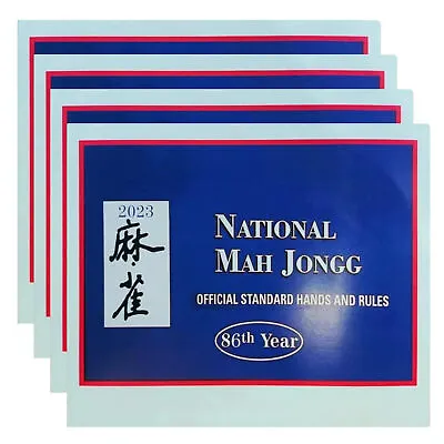 🔥NEWEST 2023 MahJong Card National League Mah Jongg Large Size Rule Score Cards • $4.12