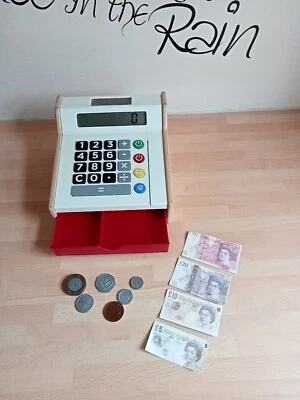 £14.99 • Buy IKEA Duktig Till Wooden Shop Cash Register Solar Powered EYFS Role Play Fab!