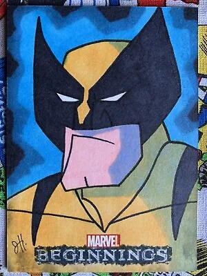 Marvel Beginnings Series 2 Sketch Card Wolverine Artist: Joe Hogan • $165