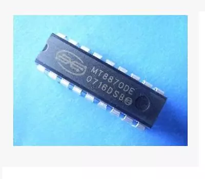 10pcs Mt8870 Mt8870de Cmos Low Power Dtmf Decoder Receiver Ic New • $4.92