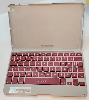 $21.95 • Buy ZAGG Folio Hinged Keyboard & Vinyl Case -Apple IPad Mini/Retina Display Purple 