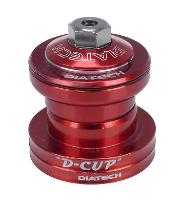 Diatech D-1 FS D-Cup BMX Bicycle Headset 1 1/8  THREADLESS - RED • $38.99
