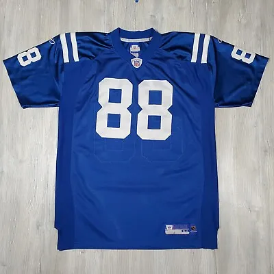 Reebok Marvin Harrison #88 Indianapolis Colts Blue On Field Jersey - Size 52 • $39.99