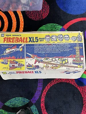 Rare 1964 MPC Multiple Toymakers STEVE ZODIAC'S FIREBALL XL5 SPACE CITY PLAYSET • $1999.99