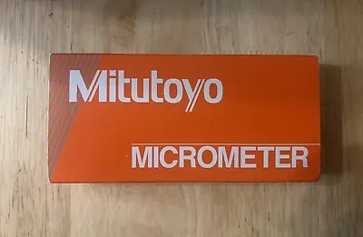 Mitutoyo Micrometer Brand New 0-1” 0.0001” Grad 115-253 • $110