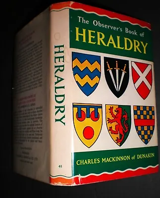  The Observers Book Of Heraldry 1968 - Colour Plates • £7.95