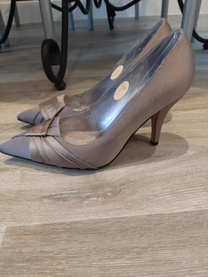 £15 • Buy Coast Court Shoes,Taupe,Satin,Size 7,VGC,Womens.