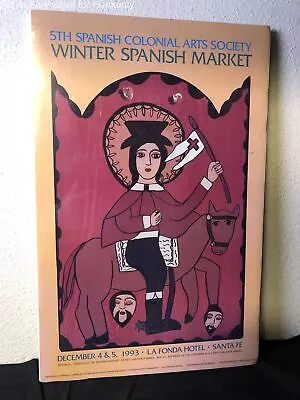  1993 Winter Spanish Market Poster - Santa Fe New Mexico • $9.99
