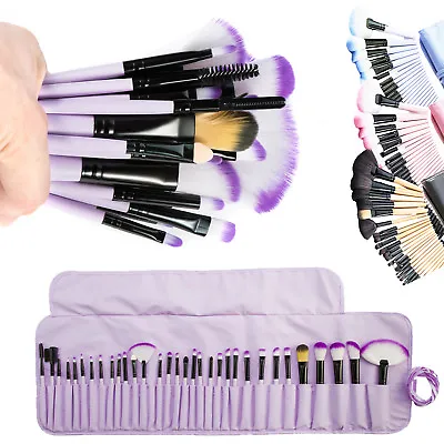 32Pcs Makeup Brushes Set Eyeshadow Lip Powder Concealer Blusher Cosmetics Tool • $8.99