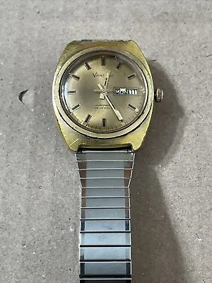 Vintage Vantage 25 Jewels Automatic Day Date Watch Parts • $39.99