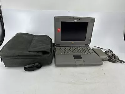 Vintage Apple Powerbook 520 Laptop Bundled W/Charger Laptop Bag POWERS ON • $224.99