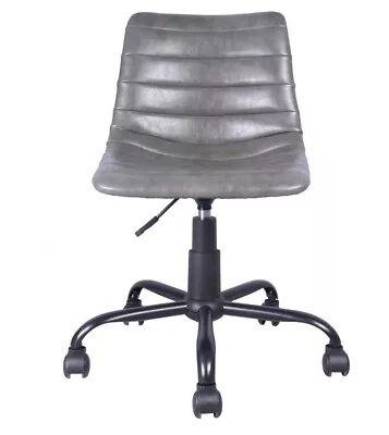 Furniture Zane Channeled Office Chair Dark Grey S12 • $299.99