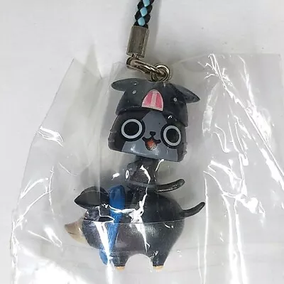 New Monster Hunter 1  Airou Palico Felyne Black Kagoshima Pig Poogi Figure Charm • $20