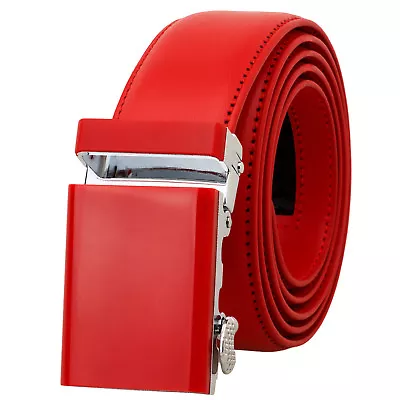 Falari Men Unisex Classic Ratchet Dress Belt Genuine Leather Casual Golf Belt • $19.99