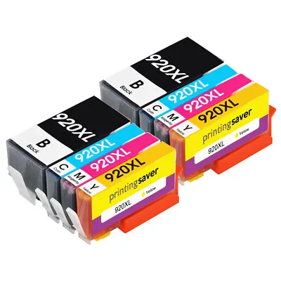8 Ink Cartridge Replace For HP 920 XL OfficeJet 6000 6500 6500A 7000 7500A • £16.35