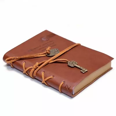 String Key Leather Bound Vintage Notebook/Diary/ Sketchbook With Unlined Pages • $8.99