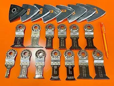 £54.95 • Buy Fein 49 Piece Bi-Metal & Wood, Sander Multi Function Tool Blade Set, 35222952620