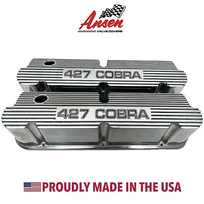 Ford 427 Cobra Pentroof Small Block Ford 289 351W Polished Tall Valve Covers • $325