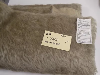 EDINBURGH GERMAN MOHAIR FABRIC For BEARS ANIMALS. 1 YARD 1  LONG  #2 • $150