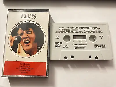 Elvis A Legendary Performer Volume 1 (Cassette 1989) Very Good • $5.95