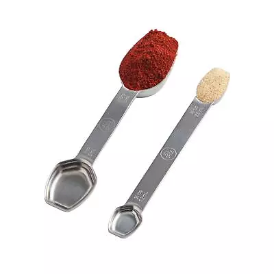 Stainless Steel Double Sided Measuring Spoon Set • $23.88