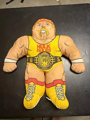 Tonka Hulk Hogan WWF Wrestling Buddy Plush Pillow 1990's Vintage • $25