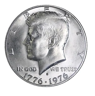 GEM BU 1976-S Kennedy Half Dollar BU 40% SILVER Bicentennial US Coin NICE! • $10.99