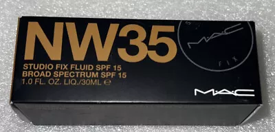 M.A.C  Studio Fix Fluid SPF15 Broad Spectrum 1 FL Oz NW 35 NIB • $27.77