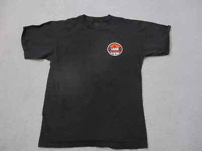 VAN Shirt Mens Medium Black Short Sleeve Crewneck Casual San Francisco Skateboar • $4.49