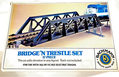 Bachmann Bridge 'N Trestle Set Item No. 46225  17 Piece HO Scale • $8.87