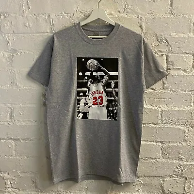 Michael Jordan Basketball Grey Tee T-shirt By ACTUAL FACT • £19.99