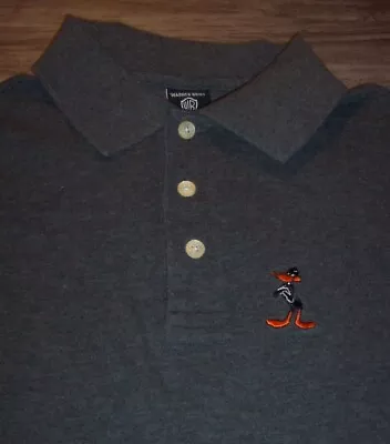 WB STORE Looney Tunes Daffy Duck GOLF POLO T-Shirt MENS XS X-SMALL 1998 • $24.99