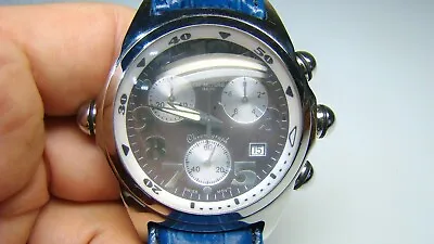 Invicta Lupah Men's Swiss Chronograph Watch #2146 W Blue Leather Band • $65
