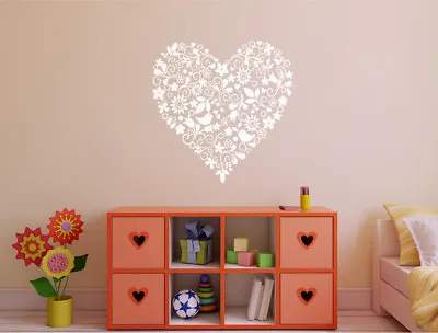 Heart Wall Sticker | Heart Wall Decal | Heart Wall Art | Decorative Wall Sticker • £26.99