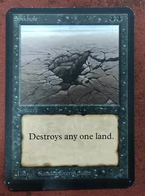 Mtg Sinkhole Alpha #2 - Exc - As Shown See Pic • $193.69