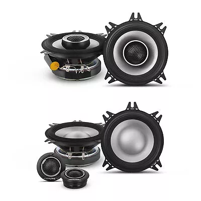 Alpine S2-S40C 4  Component & S2-S40 4  Coaxial Speaker Bundle Set • $210.90