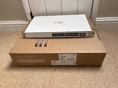 Aruba Instant On 1930 Switch | 24x 1Gb | 4X 10Gb SFP+ | 195w PoE • £325