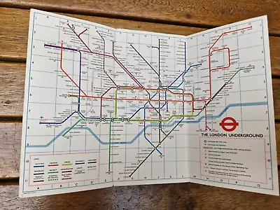 1978 No2 - LONDON UNDERGROUND TUBE MAP - Paul E Garbutt/Beck - Diagram Of Lines • £9.95