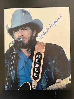 Merle Haggard Signed Photo W/COA • $99