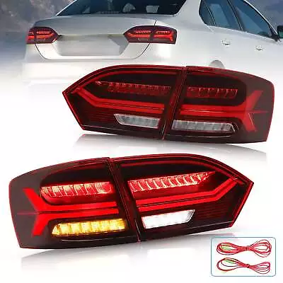 VLAND LED Tail Lights For 2011-2014 Volkswagen VW Jetta W/Sequential Signal Turn • $219.99