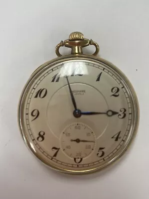 Vintage Hallmark 17 Jewels Gold Filled Pocket Watch • $25